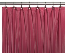Premium 6 Guage PEVA Shower Curtain Liner - PVC Free Magnetized Bottom Odorle...