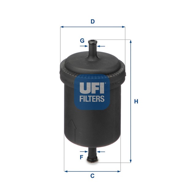 UFI Kraftstofffilter 31.512.00 Filtereinsatz FüR Fiat Lancia Autobianchi Tipo Up-image