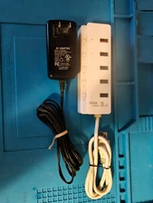 USB 3.0 HUB 5-Port Switch Splitter Charger Adapter Powered for PC Laptop Desktop