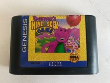 Barney's Hide  Seek Game Sega Genesis Video Game Kids Educational
