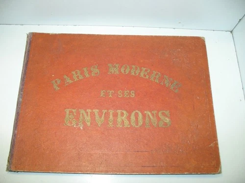 livre ancien, MAISON MARTINET  paris moderne et ses environs, 25 dessins, 1850'
