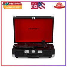 Crosley Cruiser Premier Portable Vinyl Record Player with Bluetooth Speakers