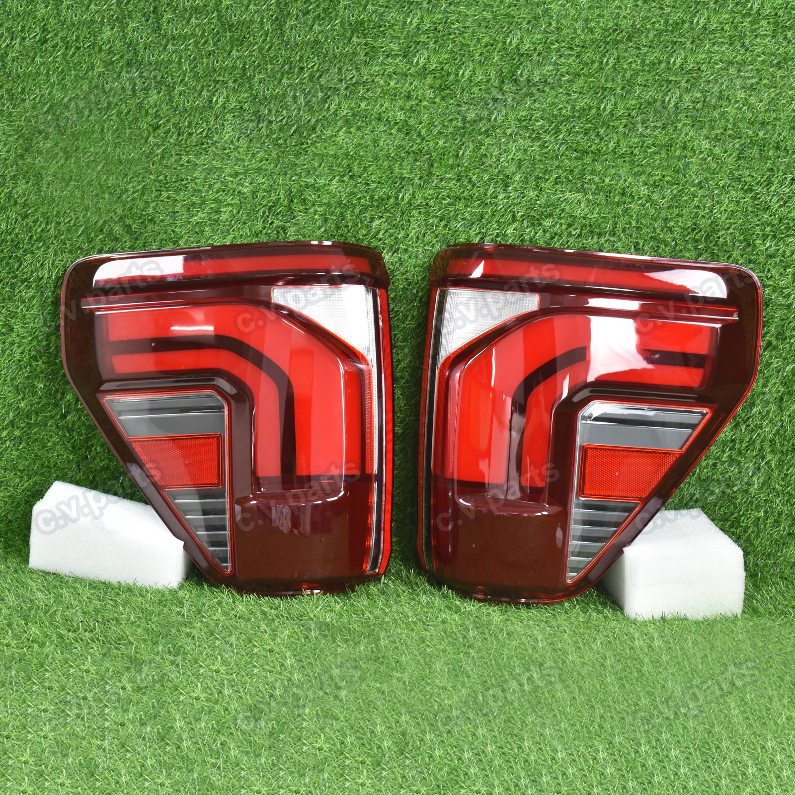 For 2024-2025 Ford F150 Incandescent Upgrade Full LED Tail Light Brake Lamps L&R