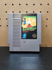 Baseball Black 5 Screw Authentic Nintendo NES NRMT condition game cartridge