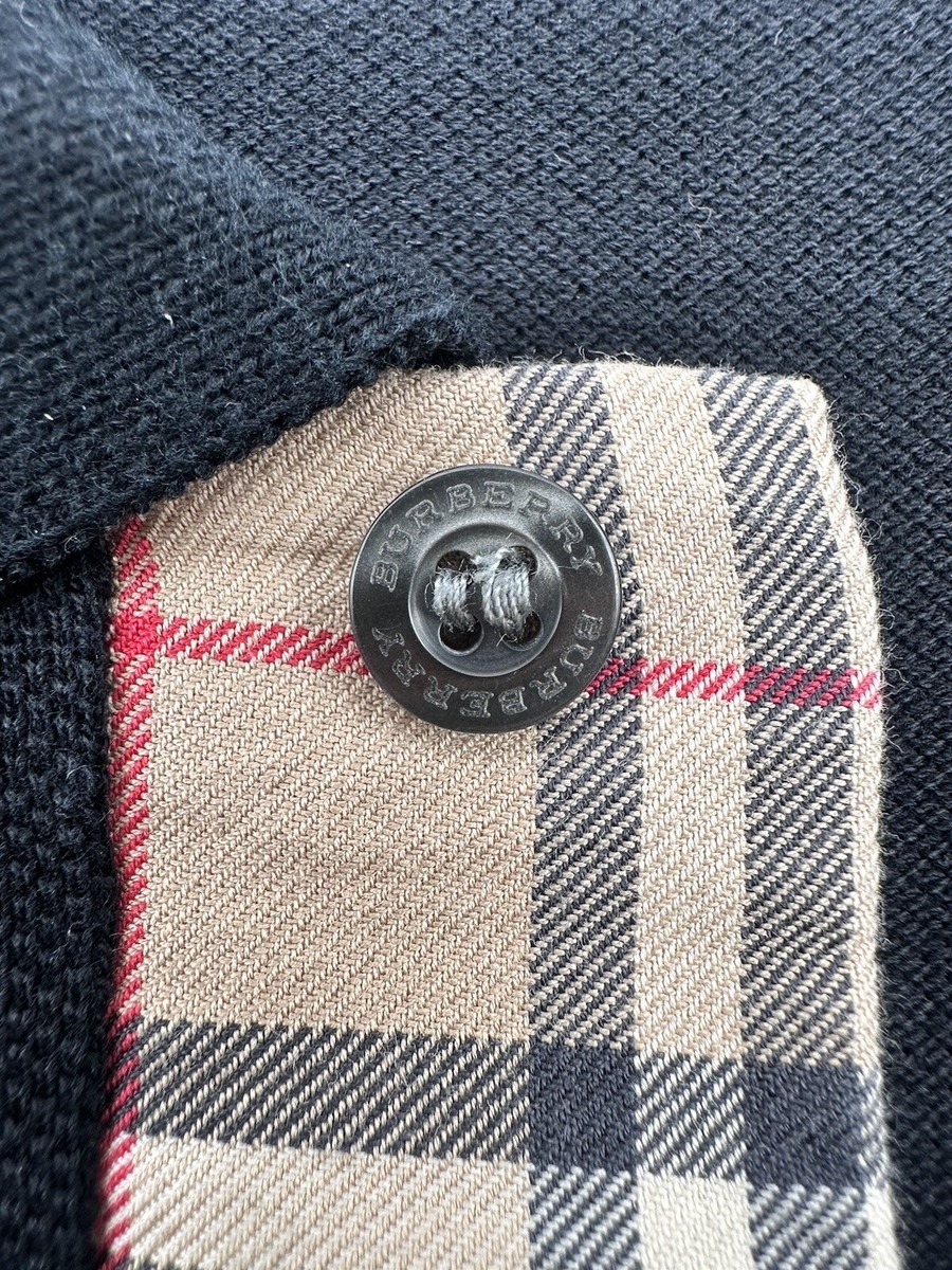 【オシャレ⭐BURBERRY LONDON】えんじ　チュニック　サイズ1 チェックフード オーバーサイズ ジップアップパーカー コットン