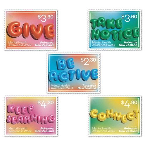 New Zealand 2024 Mental Health Awareness Week Complete Mint MNH Set