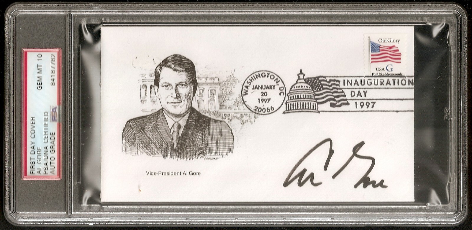 Al Gore 45th VP Vice President First Day Cover Clinton Signed Auto PSA/DNA 