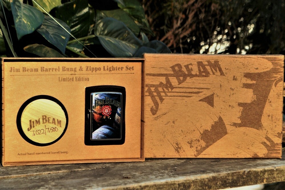 Zippo Lighter - Jim Beam Barrel Bung - Kentucky Bourbon - Rare