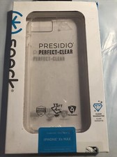 Speck Products Presidio Perfect-Clear iPhone Xs MAX Case, Clear/Clear