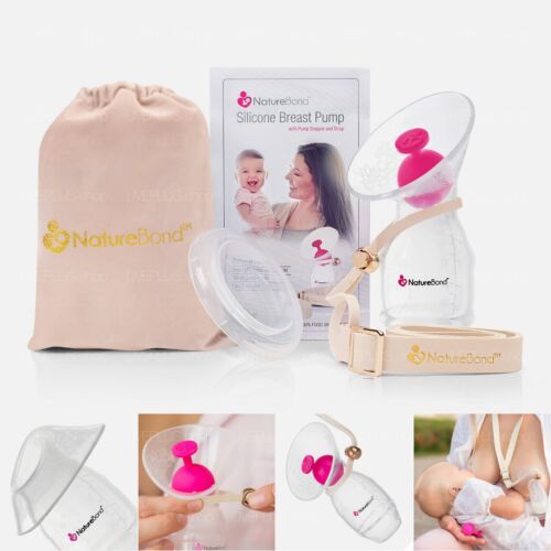 NatureBond All-In-1 Breast Pump Set — Silicone Manual Breastmilk Storage Saver - Picture 1 of 10