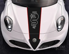 Fascia Adesiva Cofano Auto compatibile con Alfa Romeo Giulietta Mito tuning