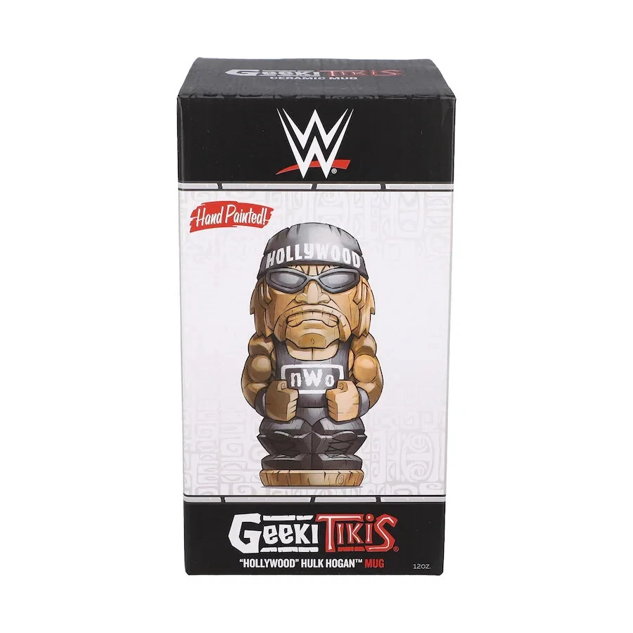 Taza Hollywood Hulk Hogan Tiki nueva en caja edición limitada WWE/WCW Pro Wrestling Foto 3 de 4