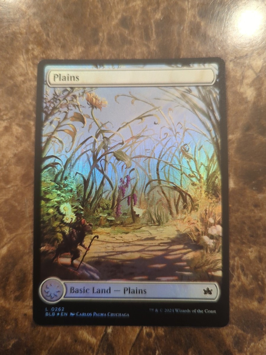 Plains (0262) (full art) *FOIL* - Bloomburrow - MTG 2024 Magic The