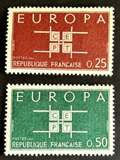 Timbres France Europa 1963 N° 1396 et 1397 neufs**