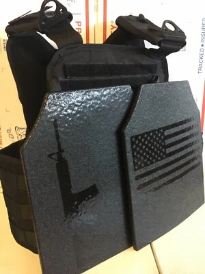 WARLOCK AR600 Rifle Plates Tactical Carrier lll+ Body Armor BULLETPROOF Vest 3+