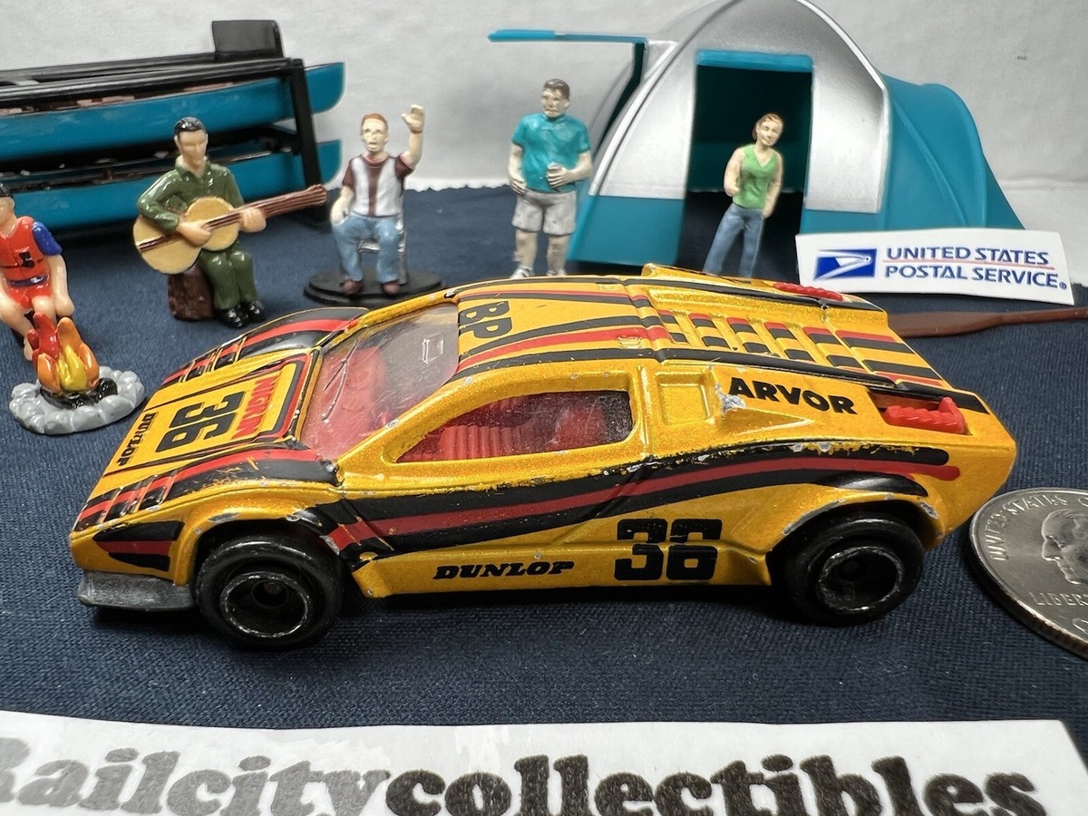 Lamborghini Countach 1/56 Majorette N.237 - Modèle Réduit Occasion