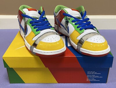Nike Dunk Low SB x eBay Sandy Bodecker Size 9.5 Mens DS IN HAND