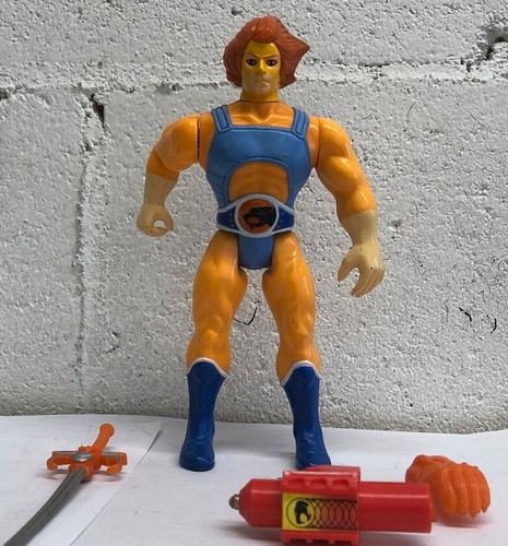 LJN ThunderCats Lion-O Orange Hair Action Figure Complete ~Eyes Still Light Up