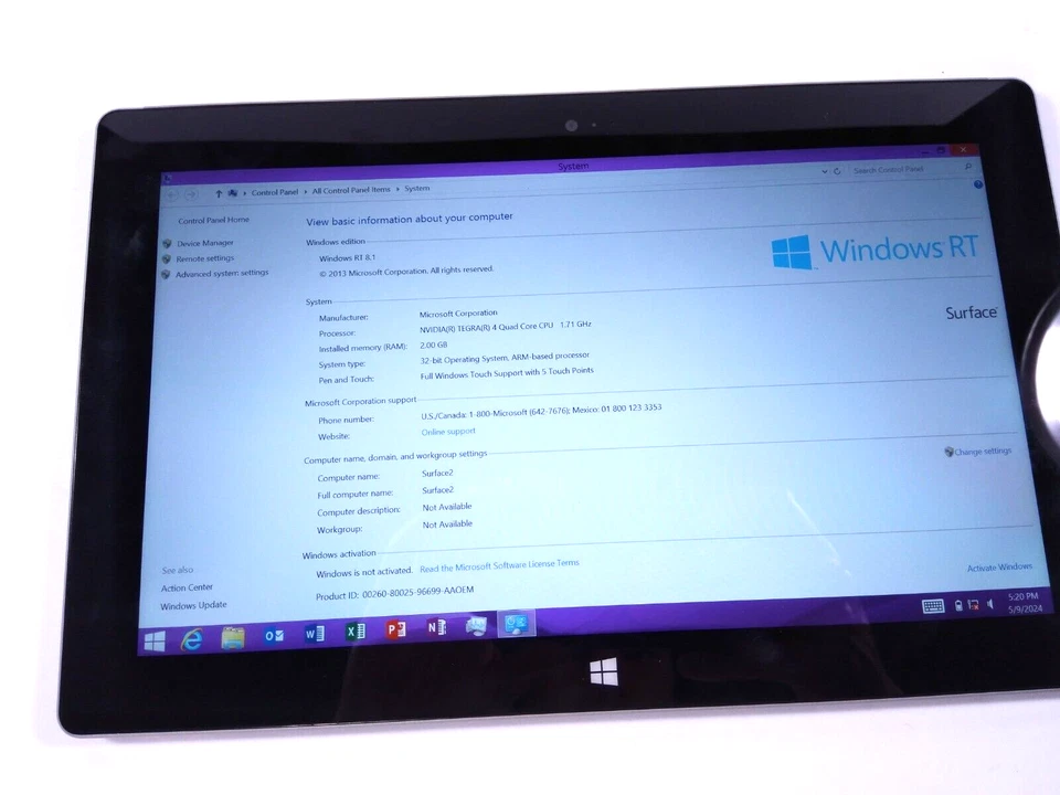 Microsoft Surface 2 RT 64GB, 10.6in READ - Image 4 of 4