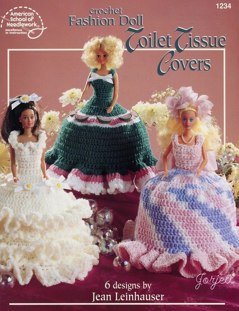 barbie toilet paper cover