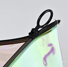 3 Holographic zip lock Ulta make up bag SETS OF THREE WaterProof Cosmetic Bags