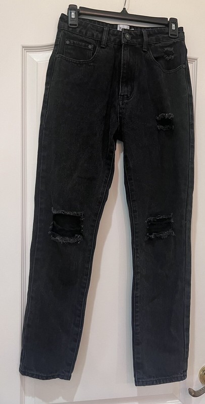 Princess Polly Black Jeans Size 2