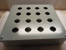 NEW 20 HOLE PUSH BUTTON ENCLOSURE 16" X 11-1/4"  PB20