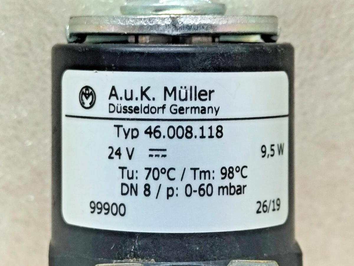 A.u.K MULLER 46.008.118 DIRECT OPERATED SOLENOID VALVE - LOT OF 2 PCS | eBay