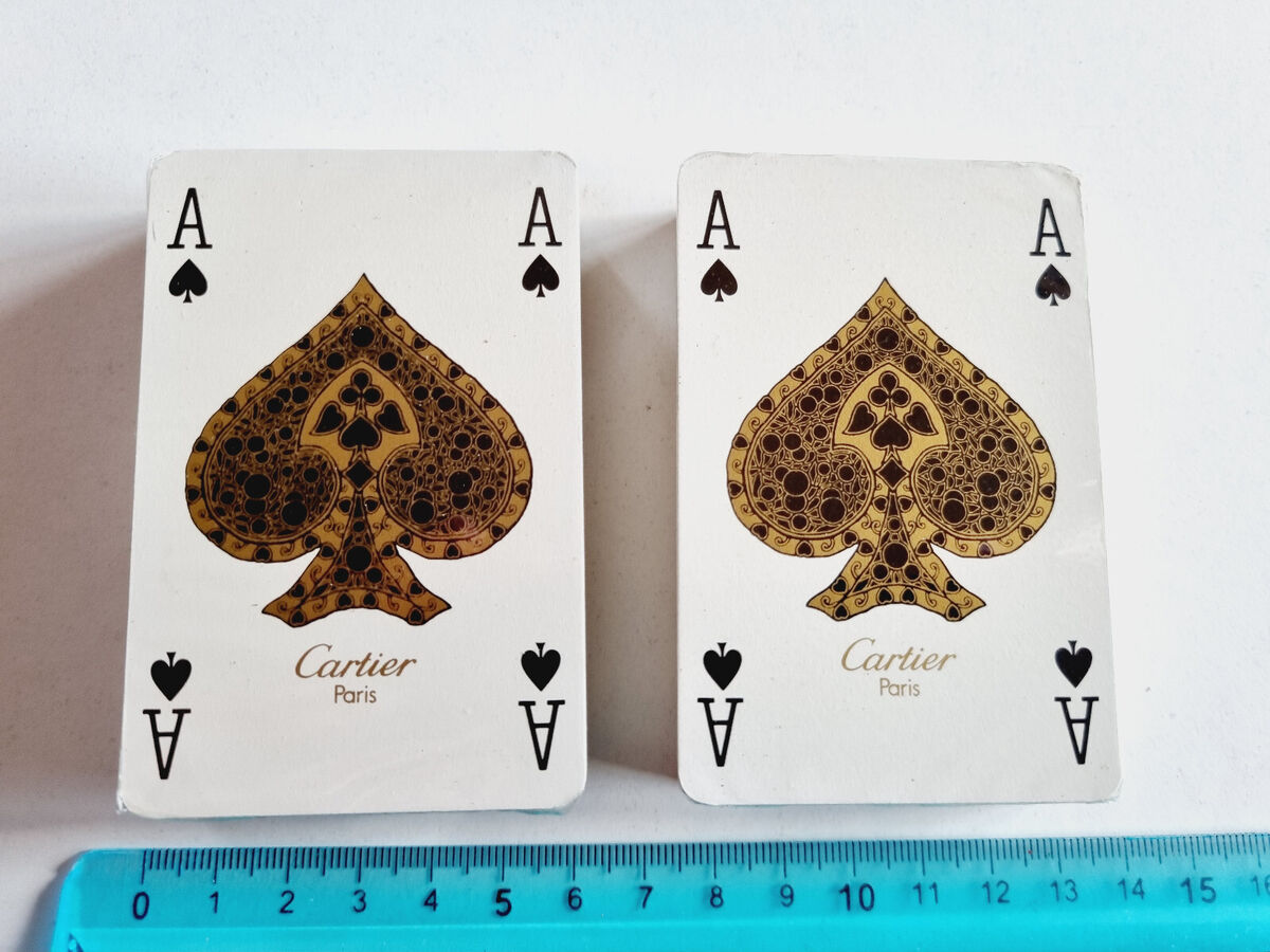 Les Must De Cartier Paris Original Vintage Playing Cards New
