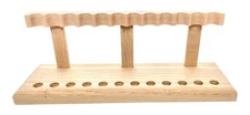 Pen Kit Mall - Poplar - Red Oak  Pen Stand Displays  (6, 12, 16 Slots) Sanded
