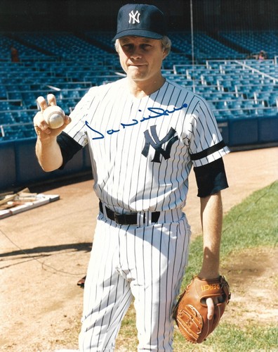 1985-87 Joe Niekro YANKEES SIGNED 8 x 10 AUTOGRAPH SNAPSHOT PHOTO AUTO COA #1