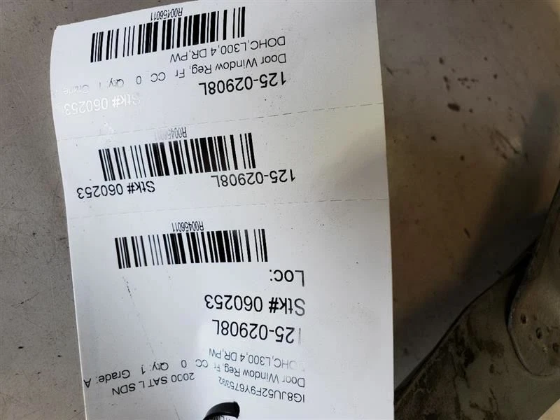 2000-2002, Saturn Sat LSdn, regulador de ventana, número de pieza: 22669948 Foto 3 de 3