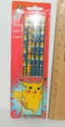 As is NEW 1999 VINTAGE POKEMON PIKACHU 5 Ct PENCIL SET Sealed School toy #2 gift