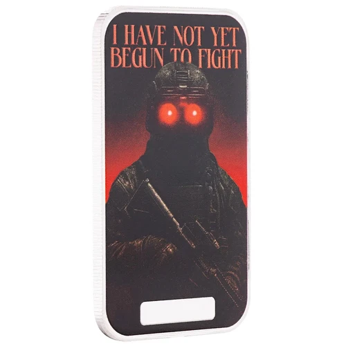 I Have Not Yet Begun to Fight Colorized 1oz Silver .999 Silver Bullion Bar
