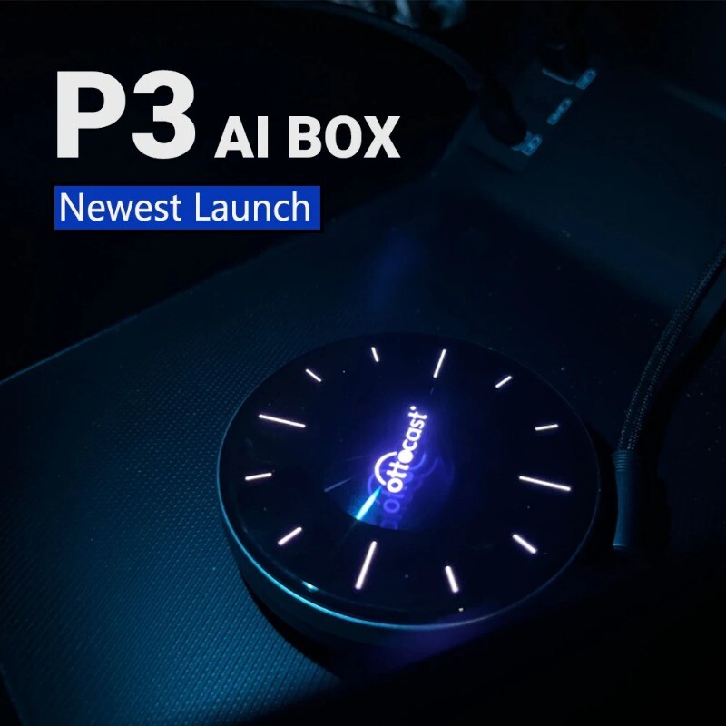 OTTOCAST P3 CarPlay AI Box Android 12 Adapter-Wireless OTTOCAST P3 CarPlay AI Box Android 12 Adapter-Wireless