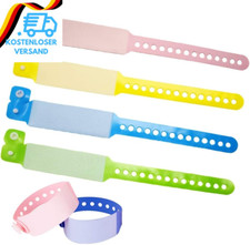 Swirlcolor Id Armband Kinder, 100 Pack Einweg...