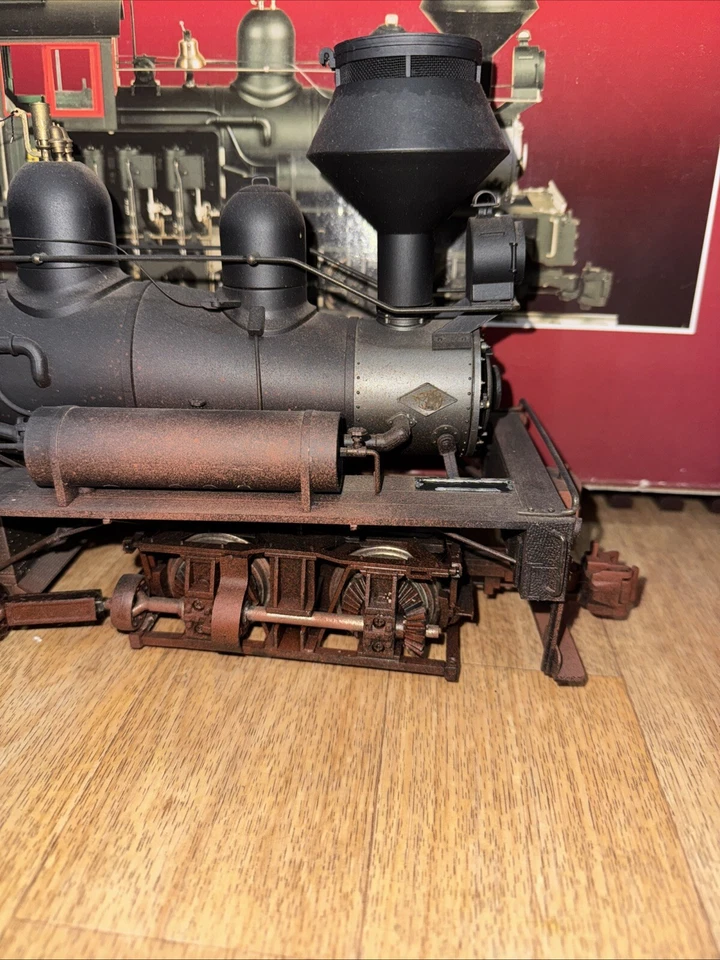 Bachmann 81196 G Scale Spectrum 36 Ton-2 Truck Shay Pardee Weathered? Ely Thomas - Image 2 of 4