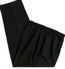 ALFRED DUNNER Dress Trousers Straight Leg Black Pants Women's Size 14 Vintage