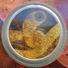 1 oz. Dune SAND WORM color round .999 silver IN CARD