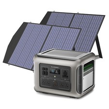 ALLPOWERS 2500W 2016Wh LiFePO4 Power Generator RV With 2X100W Solar Panels Kit