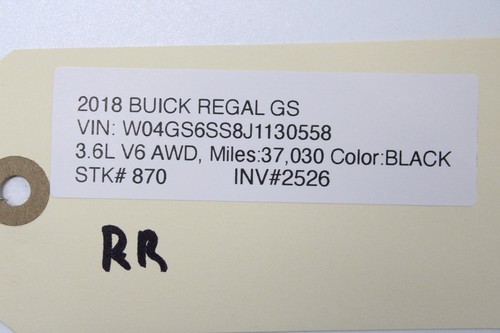 2018-2020 BUICK REGAL SPORTBACK REAR RIGHT DOOR PANEL WIRE WIRING HARNESS OEM - Picture 8 of 8