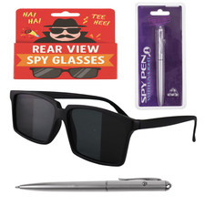 Spy Invisible Ink Pen UV Light & Spy Glasses Bundle Kids Stocking Fillers