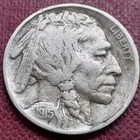 1915 D Buffalo Nickel 5c Higher Grade Full Date #100420