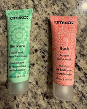 amika The Kure Repair Treatment  Flash Instant Shine Mask Travel Size 1 oz