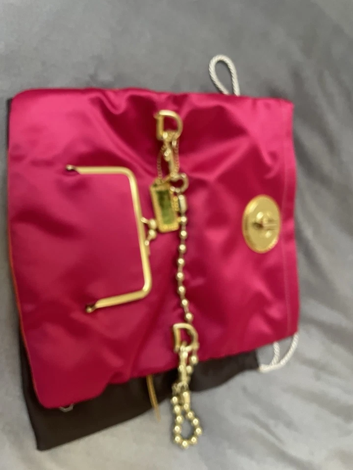 Bolso de hombro Coach Vintage Amanda satinado plegable con solapa 12926 Foto 3 de 4