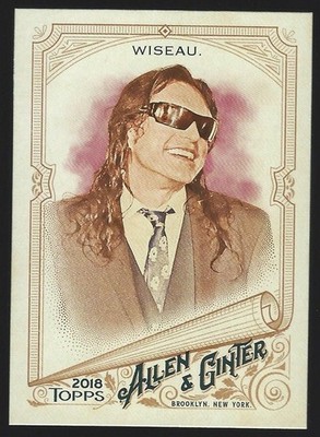 2018 Topps Allen Ginter #228 Tommy Wiseau Baseball Card Actor Filmmaker The Room