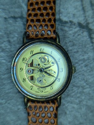 Vintage Women's Waltham Skeleton Watch *New Battery/Crystal/Strap*