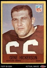 1967 Philadelphia #42 Gene Hickerson Browns-FB HOF Ole Miss 5 - EX