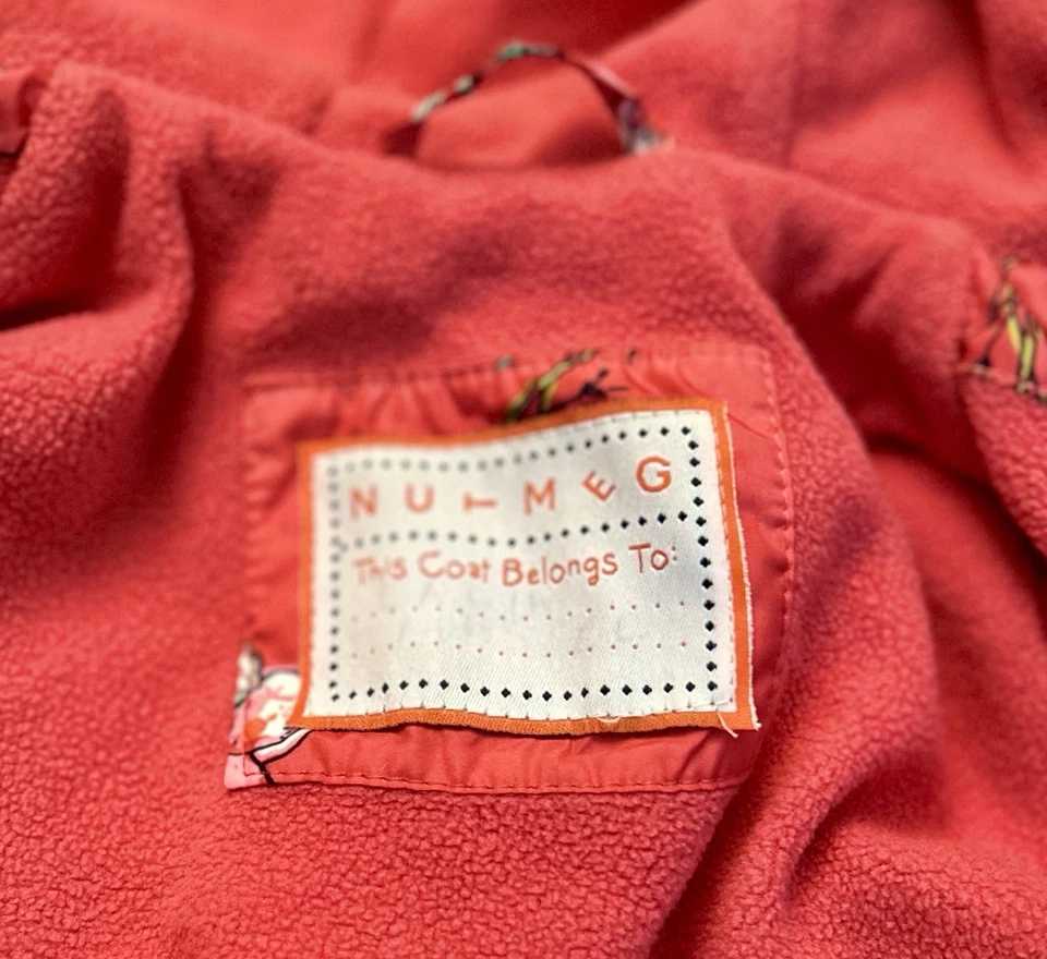 Nutmeg Baby Girl Toddler Lightweight Summer Rain Mac 18-24 Months - Image 3 of 4