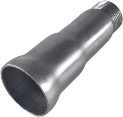 3 Stage Exhaust tip 3/4 male Thread For 196cc 212cc Go Kart Mini  Size: Silver